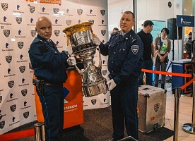 Спецсвязь доставила Кубок Гагарина в Пермь
